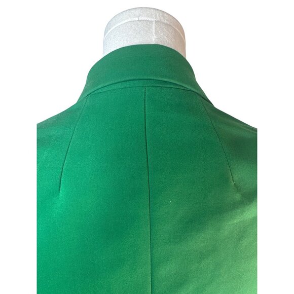 ZARA XS Woman Green Double-Breasted Blazer Jacket - Picture 9 of 16